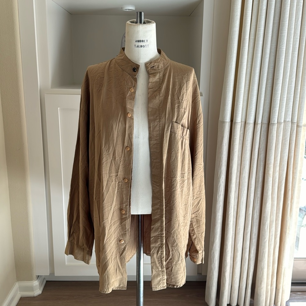 Oversized button down
